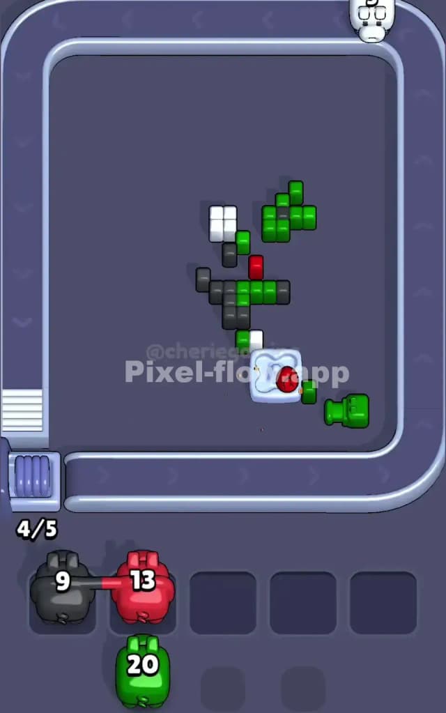 Pixel Flow Level 197 Solution 3