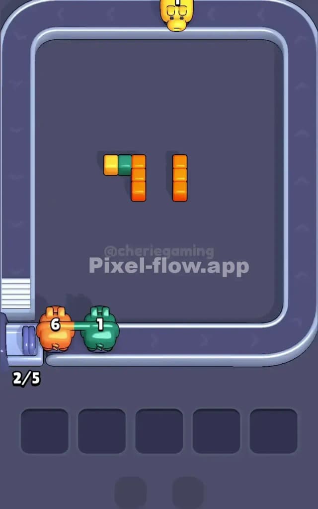 Pixel Flow Level 14 Solution 3