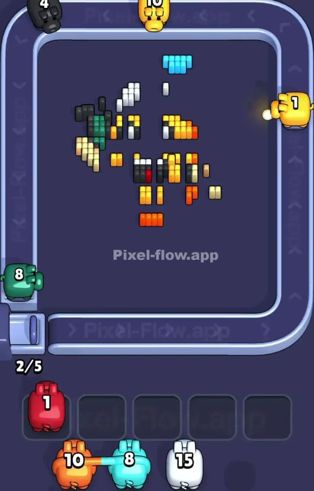 Pixel Flow Level 1578 Solution 3
