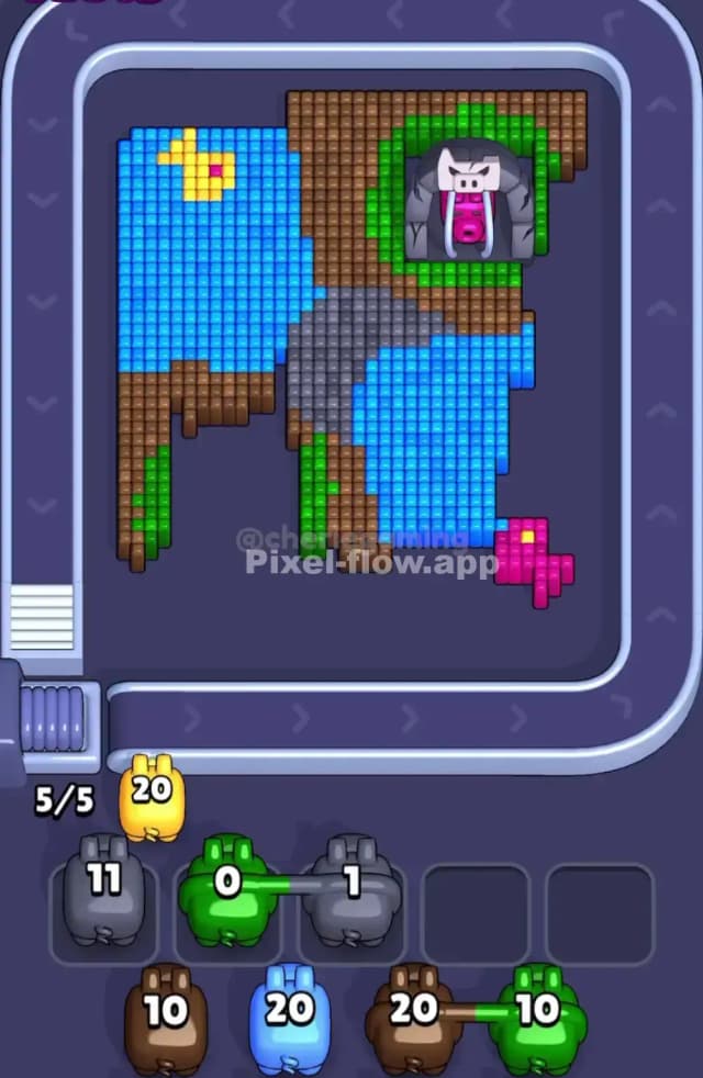 Pixel Flow Level 1703 Solution 1