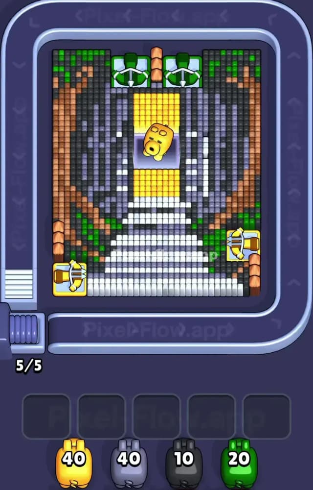 Pixel Flow Level 1518 Gameplay