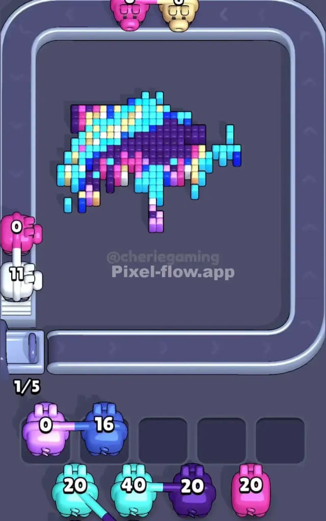 Pixel Flow Level 307 Solution 2