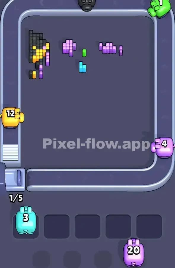 Pixel Flow Level 387 Solution 3