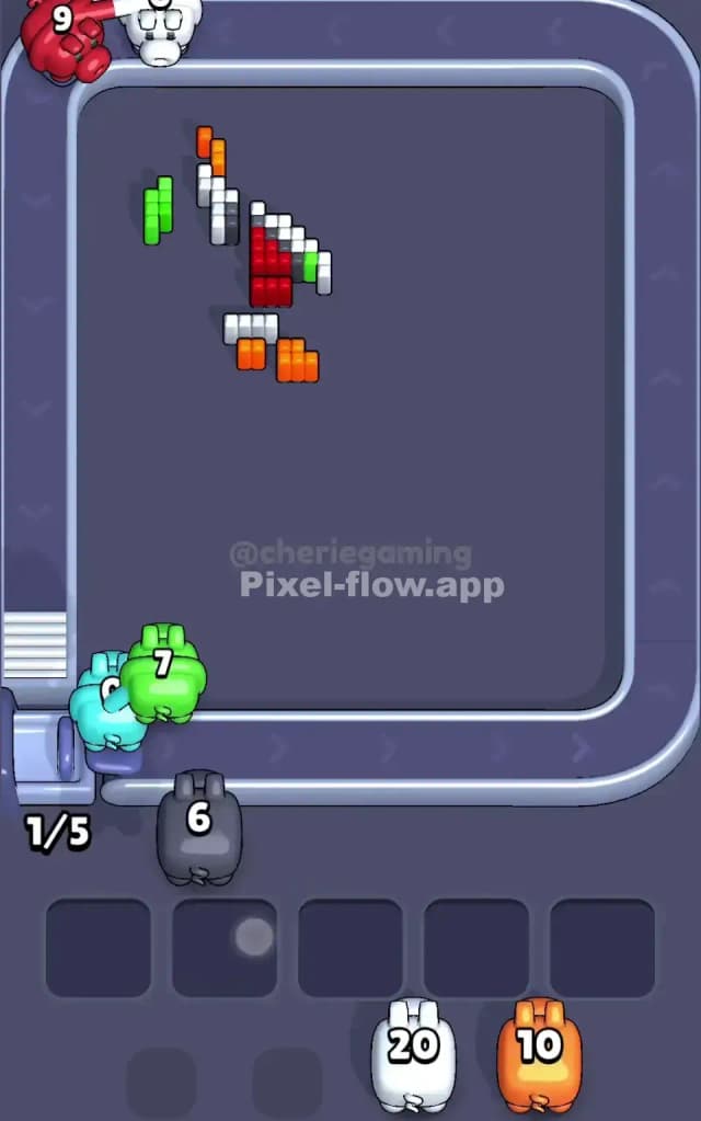 Pixel Flow Level 457 Solution 3