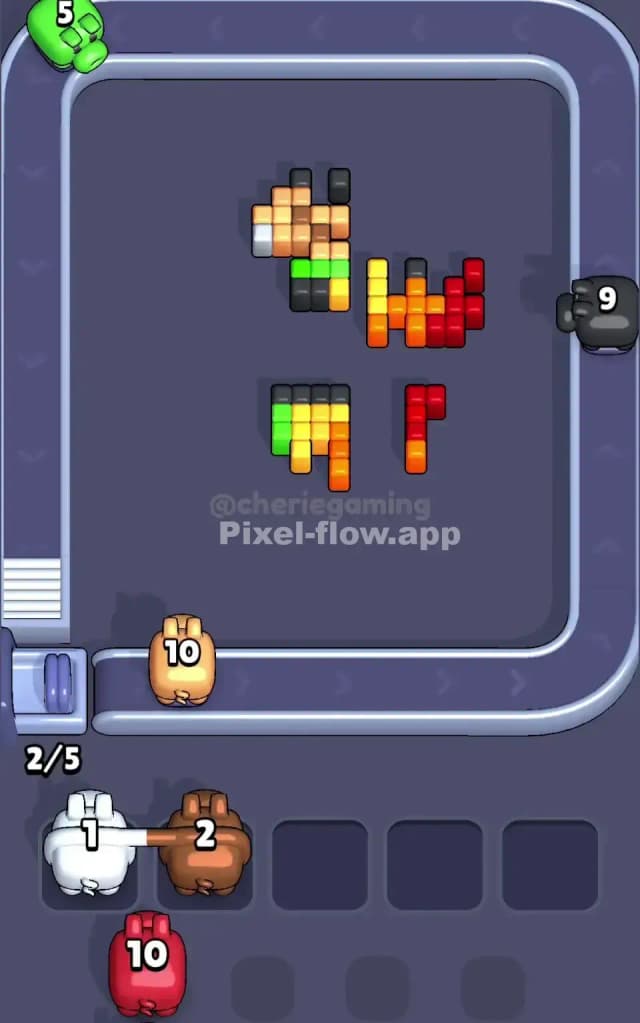 Pixel Flow Level 448 Solution 3