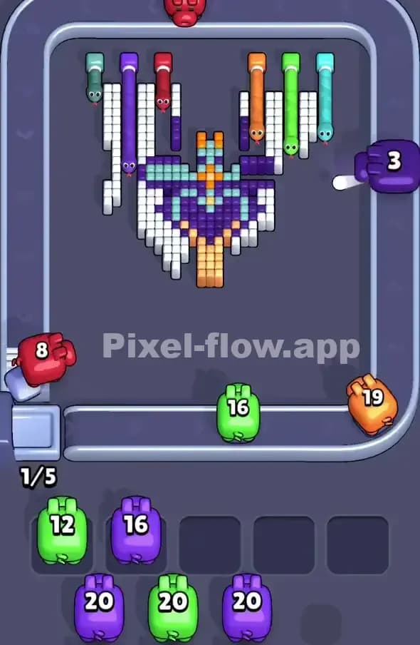 Pixel Flow Level 423 Solution 2