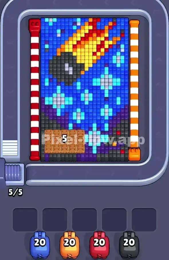 Pixel Flow Level 349 Gameplay