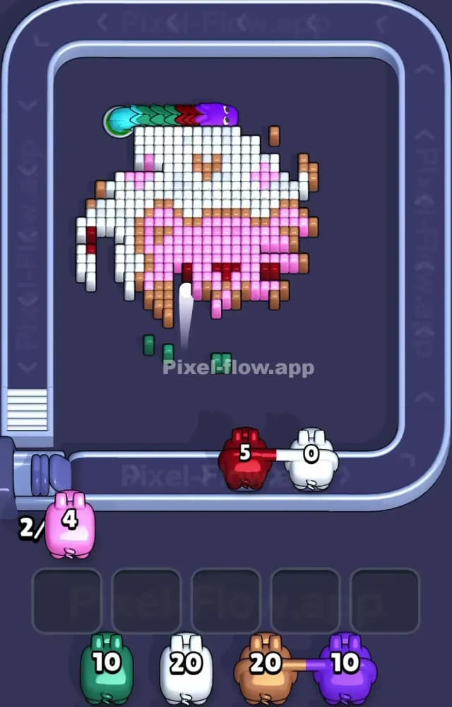 Pixel Flow Level 1132 Solution 2