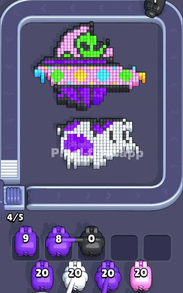 Pixel Flow Level 228 Solution 1