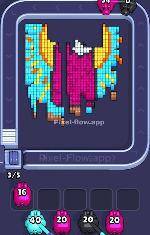 Pixel Flow Level 997 Solution 2