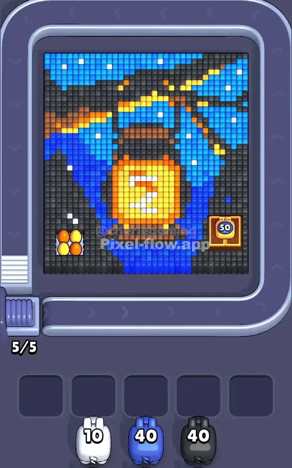 Pixel Flow Level 612 Screenshot