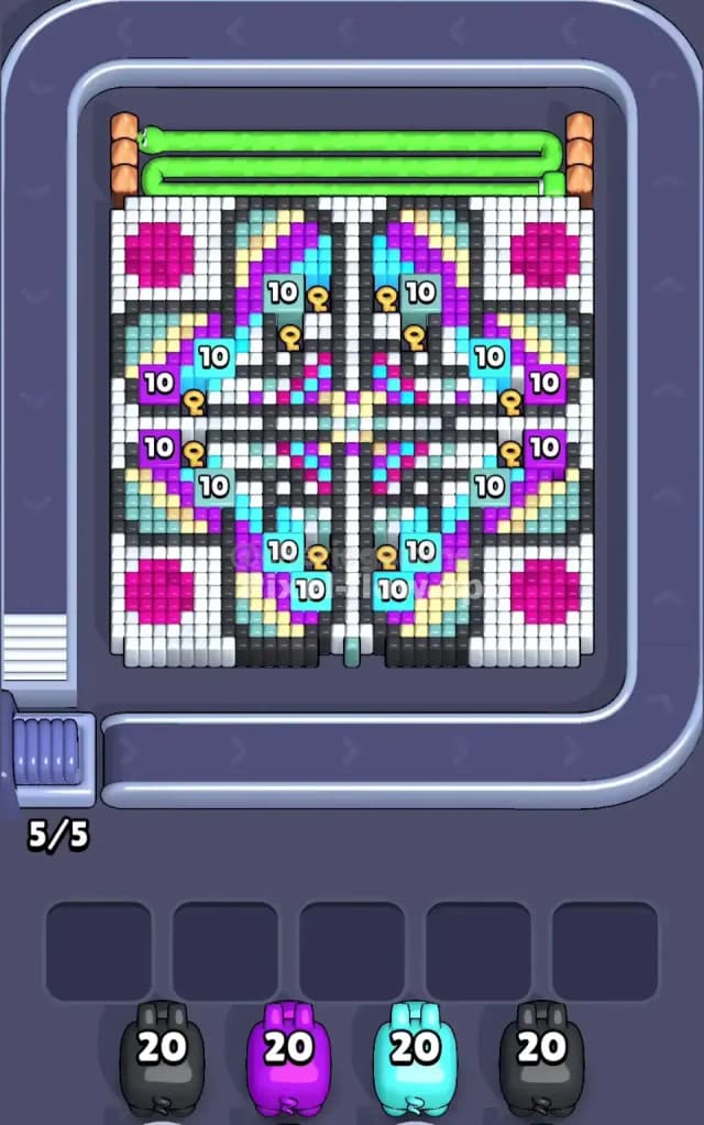 Pixel Flow Level 645 Gameplay