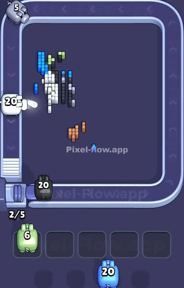 Pixel Flow Level 1015 Solution 3