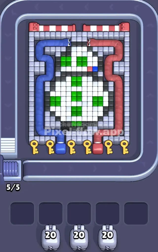 Pixel Flow Level 131 Gameplay