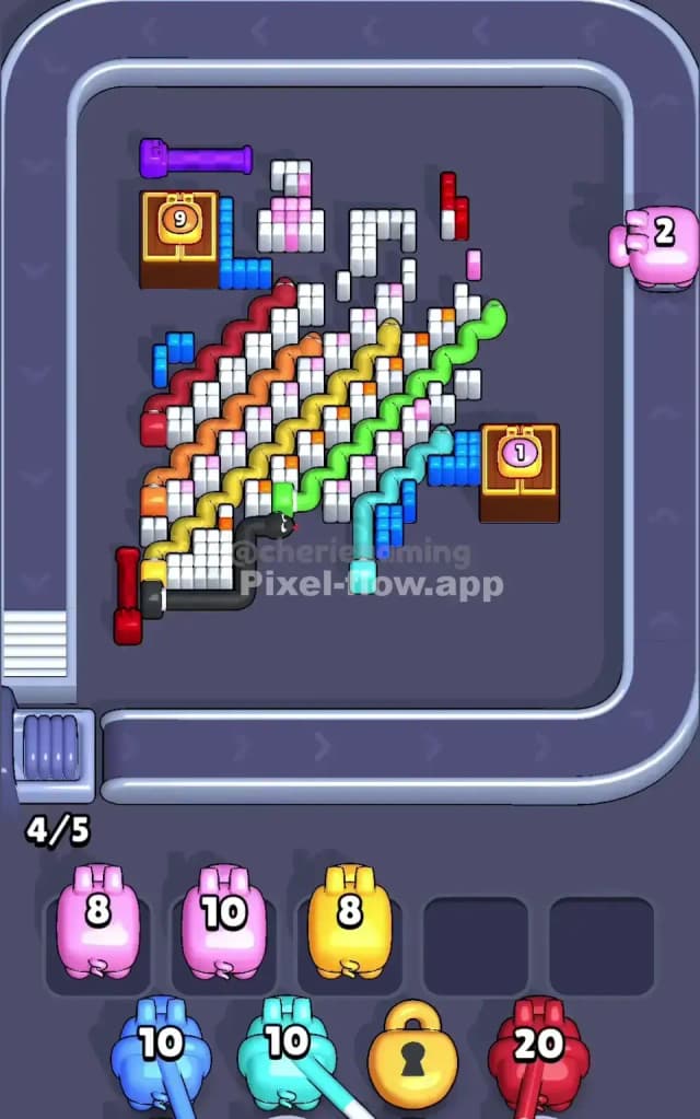 Pixel Flow Level 723 Solution 2