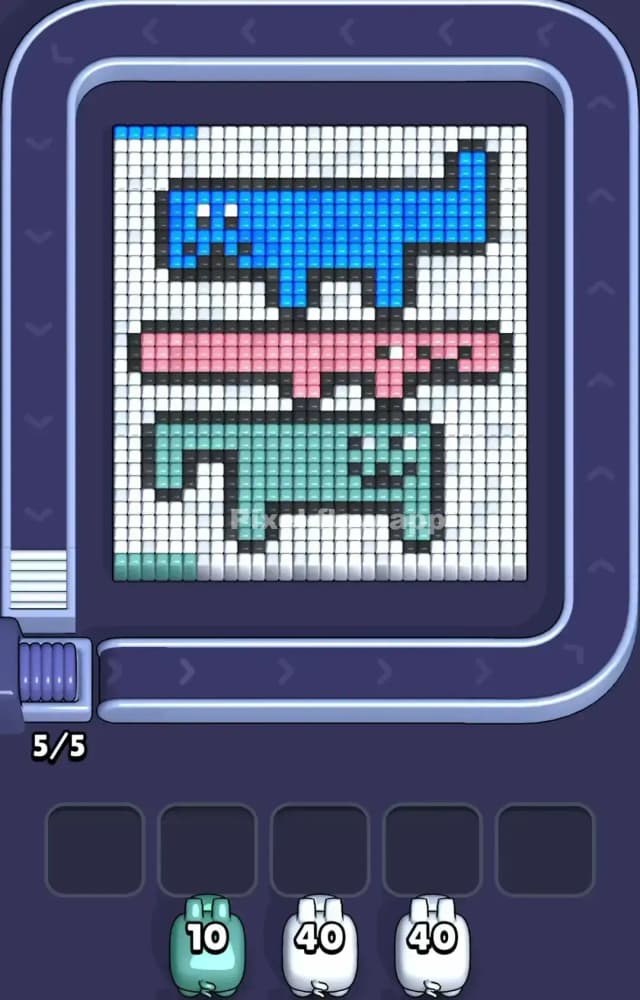 Pixel Flow Level 1261 Gameplay