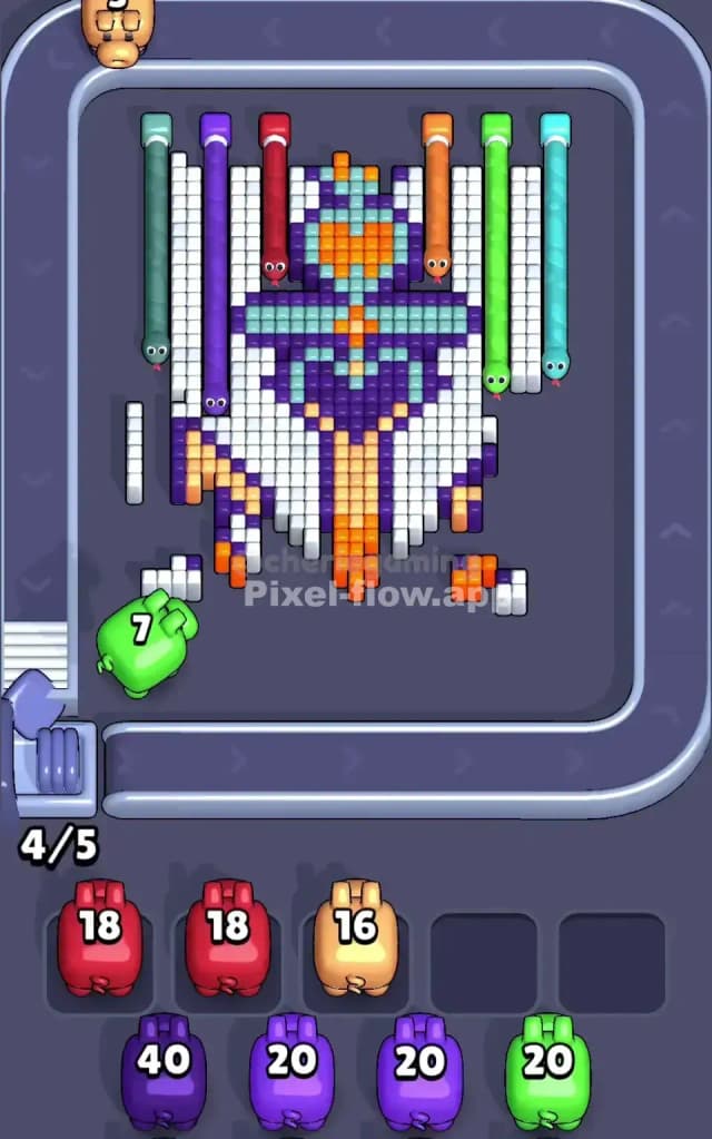 Pixel Flow Level 423 Solution 1