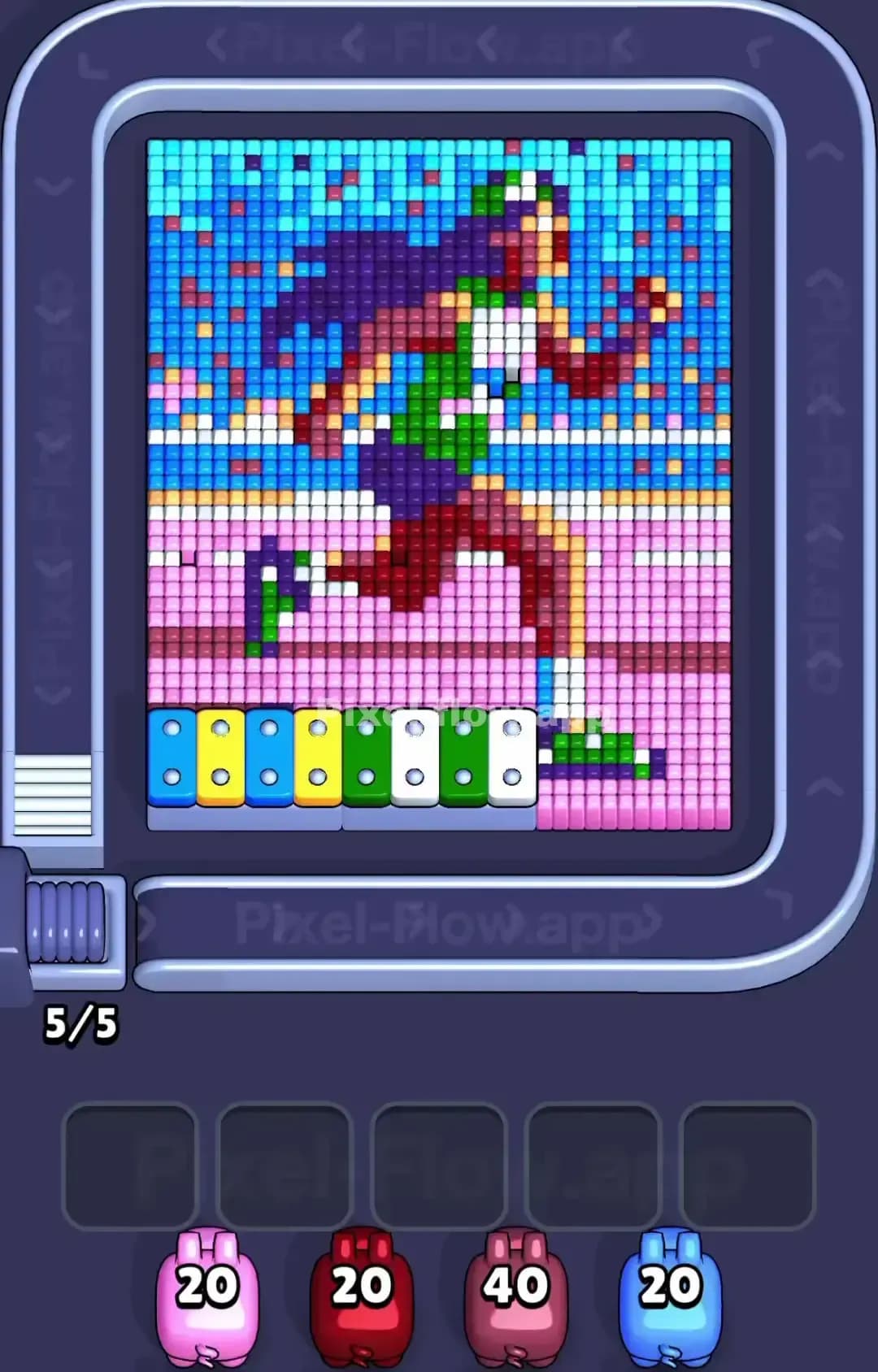 Pixel Flow Level 1417 Screenshot