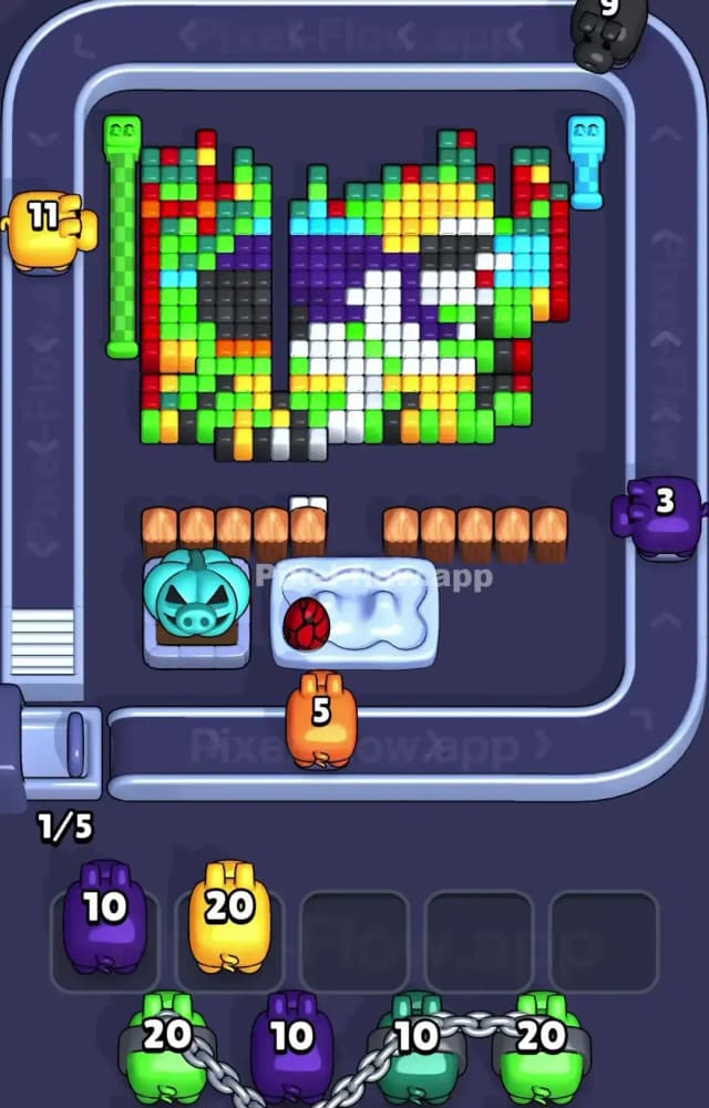 Pixel Flow Level 1297 Solution 2