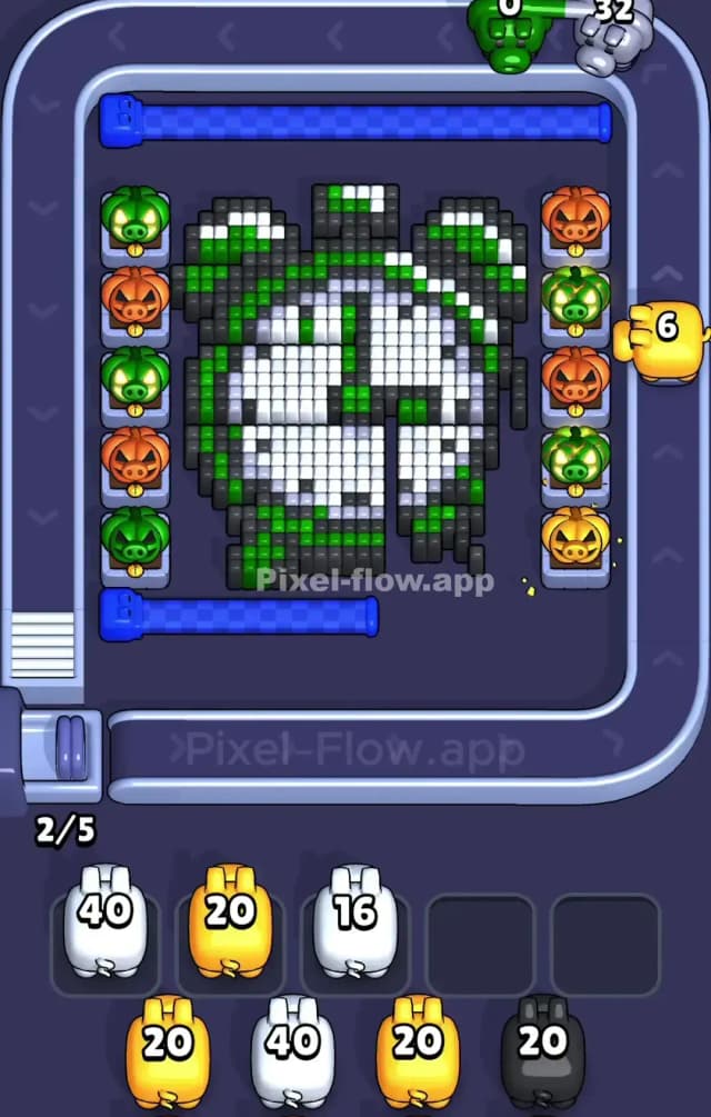 Pixel Flow Level 859 Solution 1