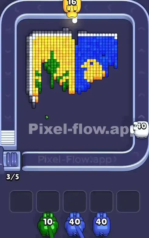 Pixel Flow Level 811 Solution 2