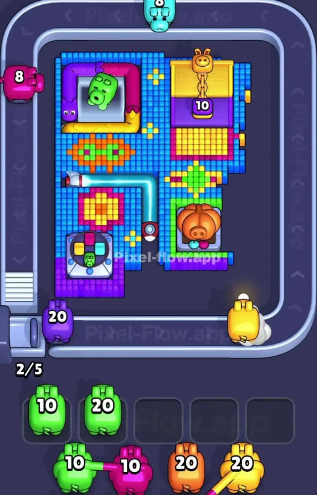 Pixel Flow Level 1257 Solution 1