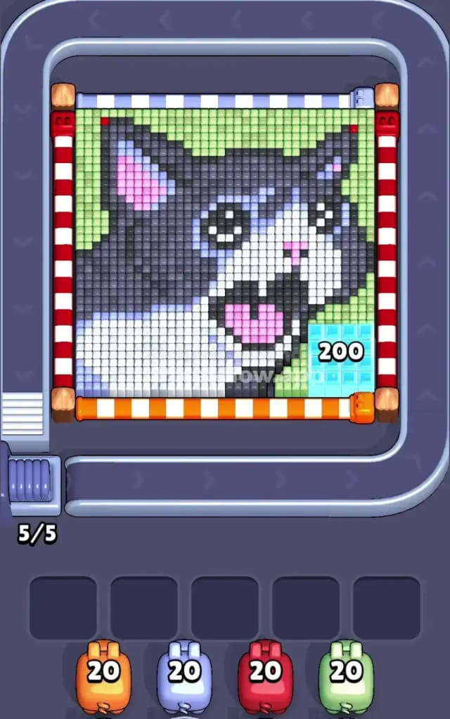 Pixel Flow Level 342 Gameplay