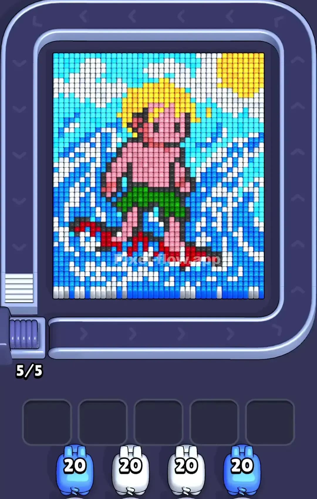 Pixel Flow Level 876 Screenshot