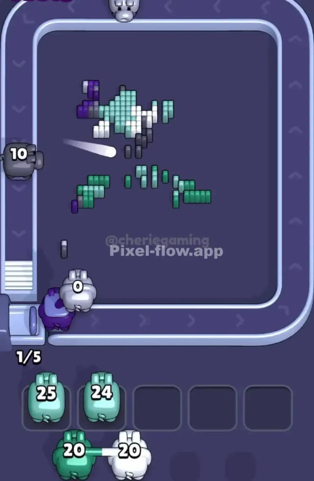 Pixel Flow Level 1638 Solution 3