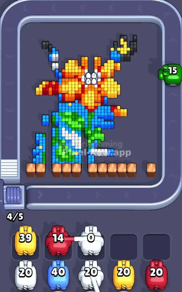 Pixel Flow Level 651 Solution 2