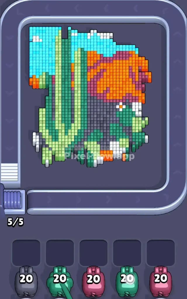 Pixel Flow Level 408 Solution 1