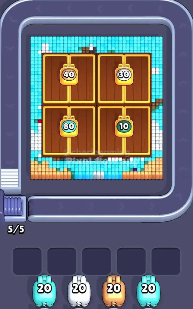 Pixel Flow Level 412 Gameplay