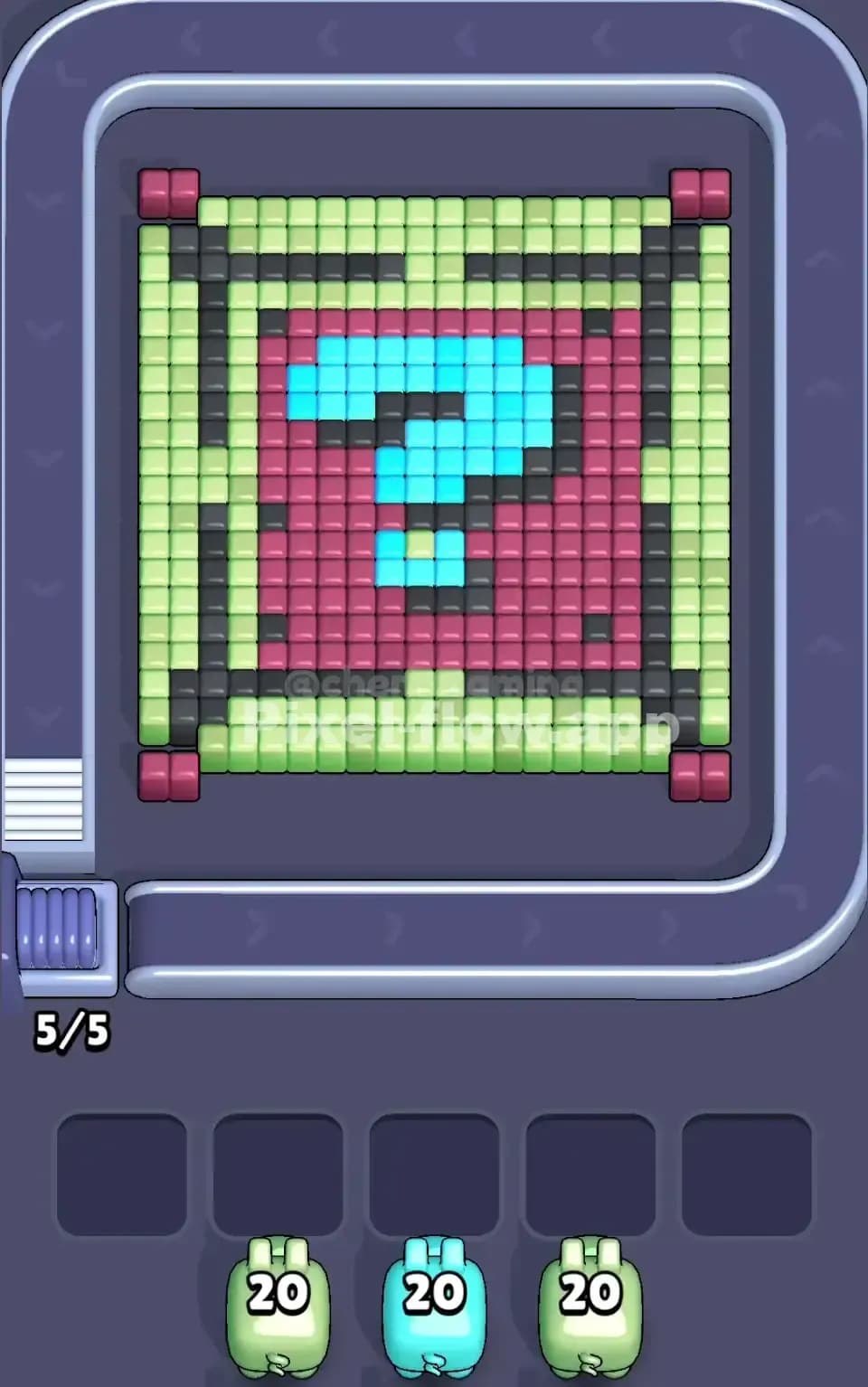 Pixel Flow Level 62 Screenshot