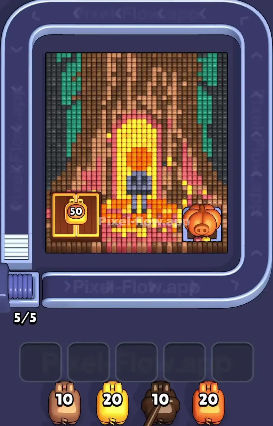 Pixel Flow Level 1474 Screenshot