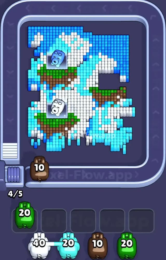 Pixel Flow Level 1012 Solution 1