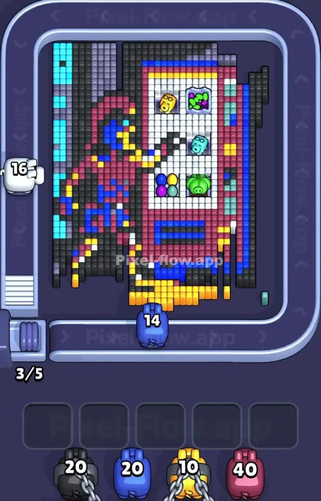 Pixel Flow Level 1314 Solution 1