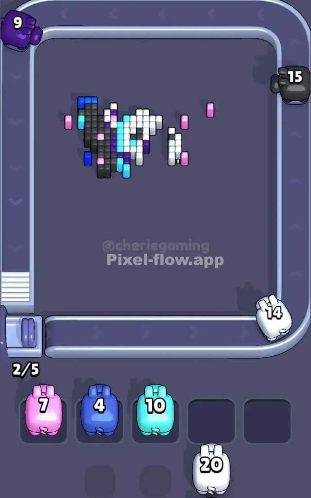 Pixel Flow Level 562 Solution 3