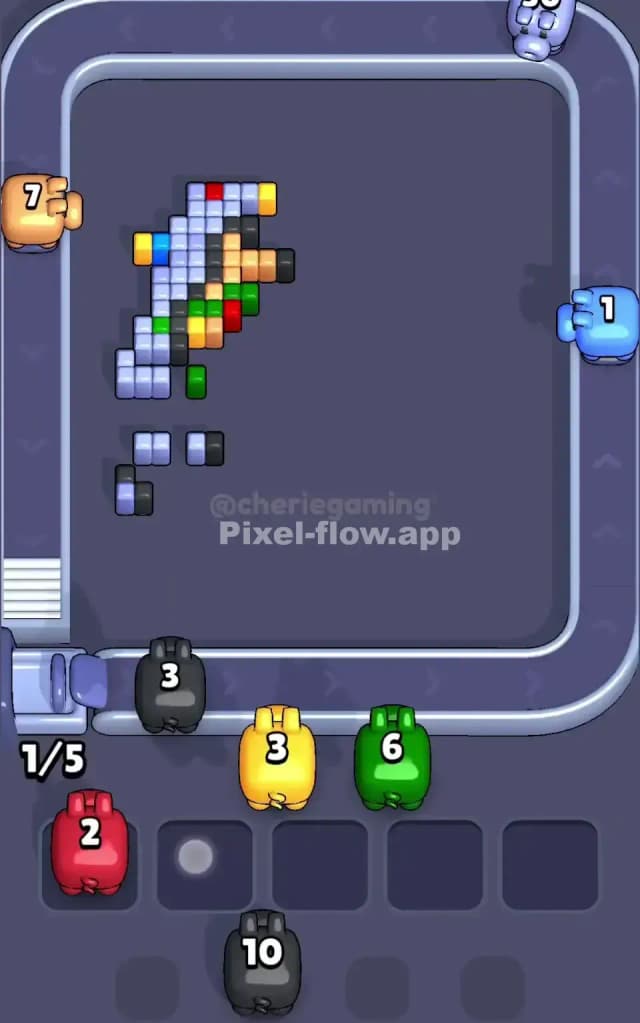 Pixel Flow Level 368 Solution 3