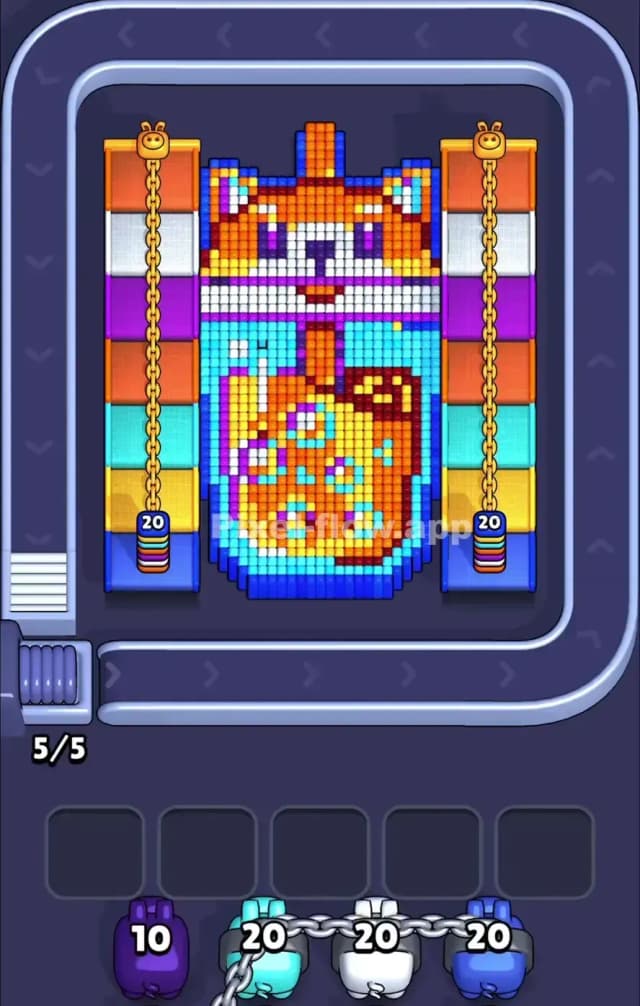 Pixel Flow Level 913 Gameplay