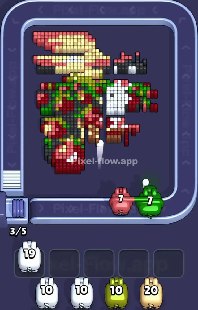 Pixel Flow Level 1449 Solution 2