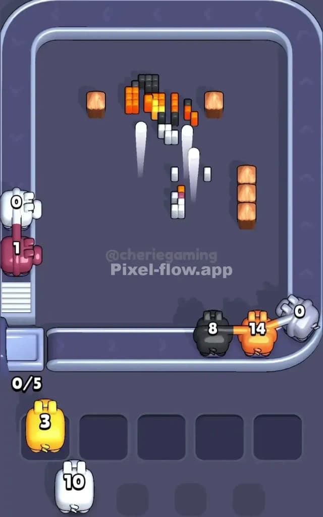 Pixel Flow Level 345 Solution 3