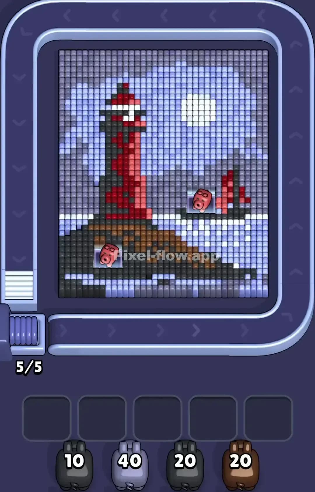 Pixel Flow Level 1234 Screenshot