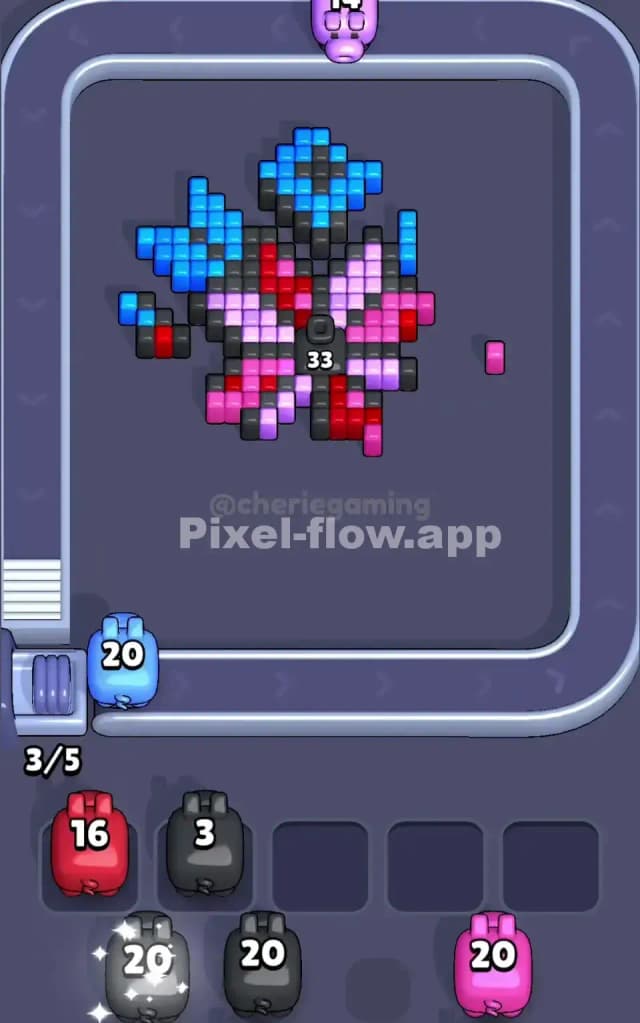 Pixel Flow Level 74 Solution 2