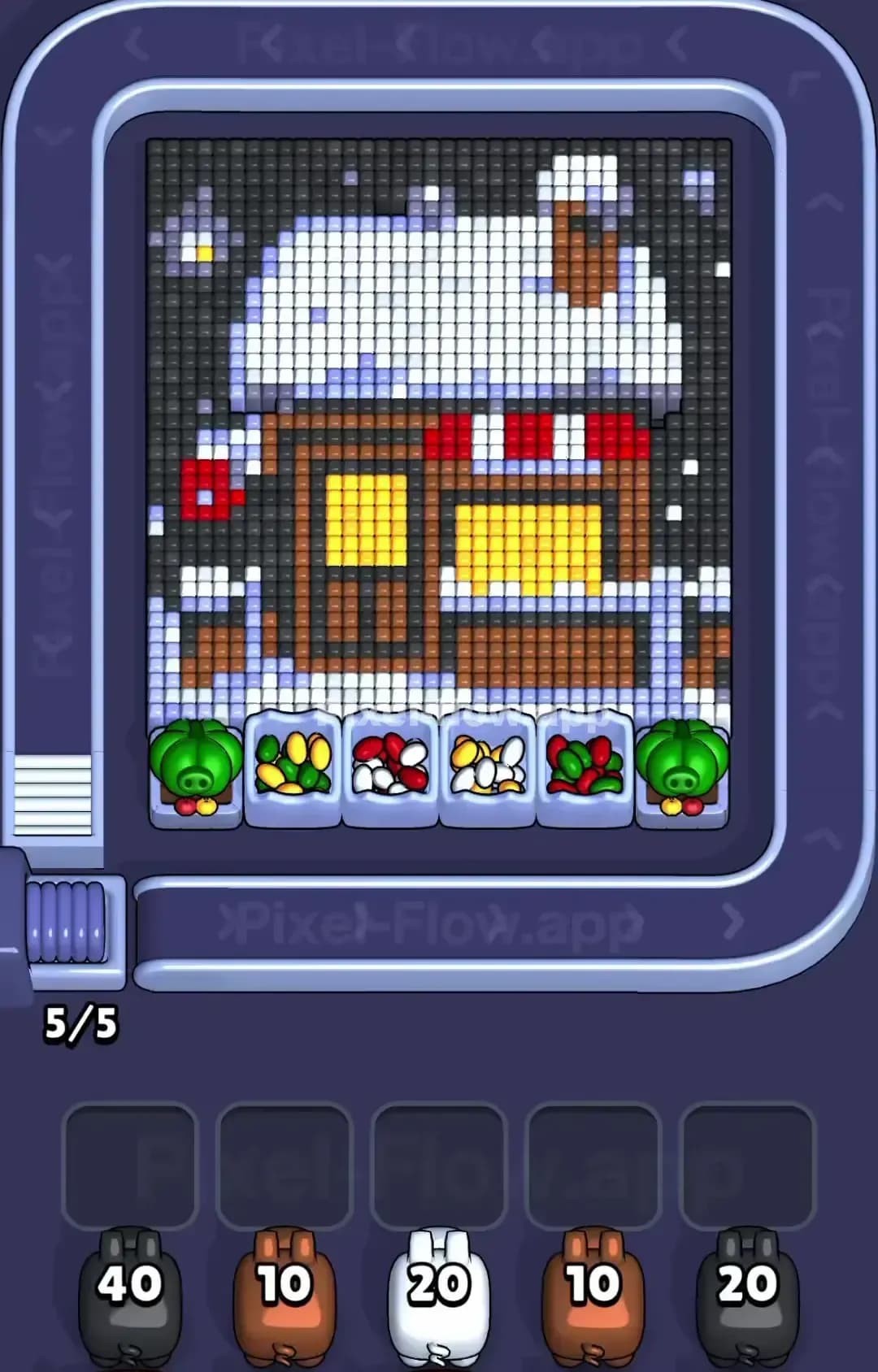 Pixel Flow Level 1344 Screenshot
