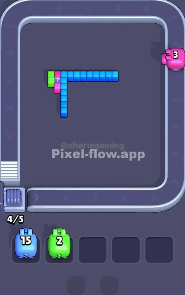 Pixel Flow Level 85 Solution 3