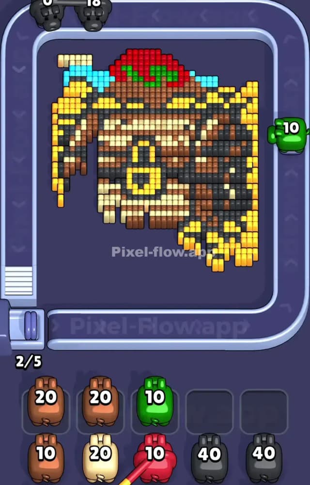 Pixel Flow Level 1016 Solution 2