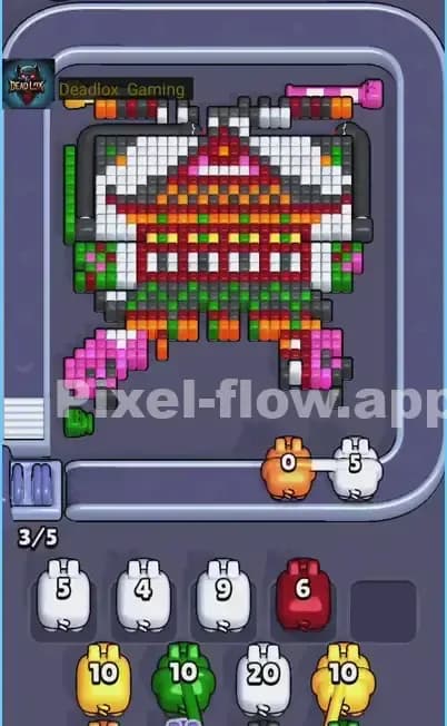 Pixel Flow Level 447 Solution 1