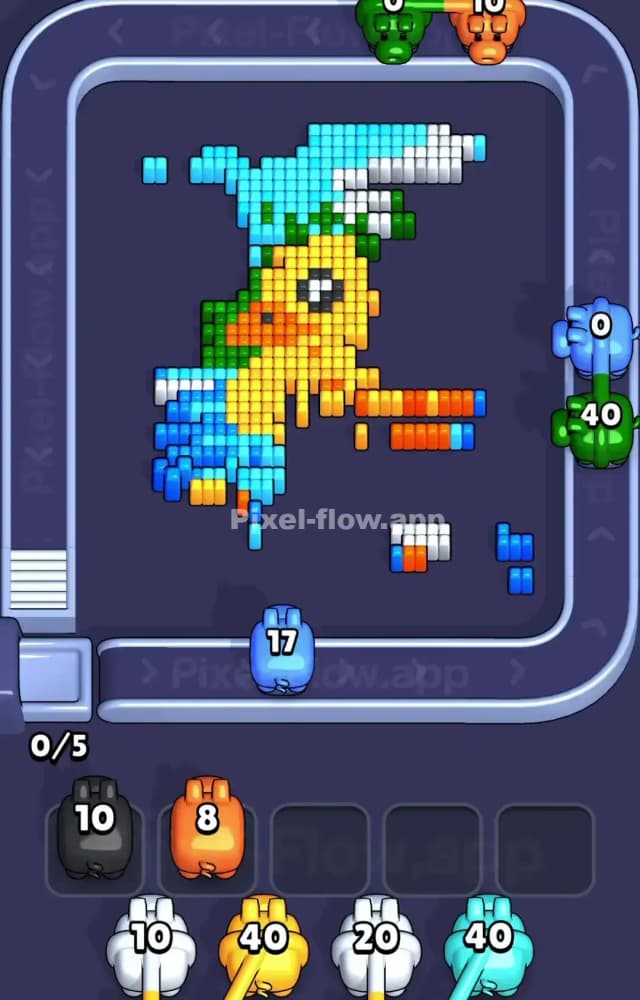 Pixel Flow Level 1556 Solution 2