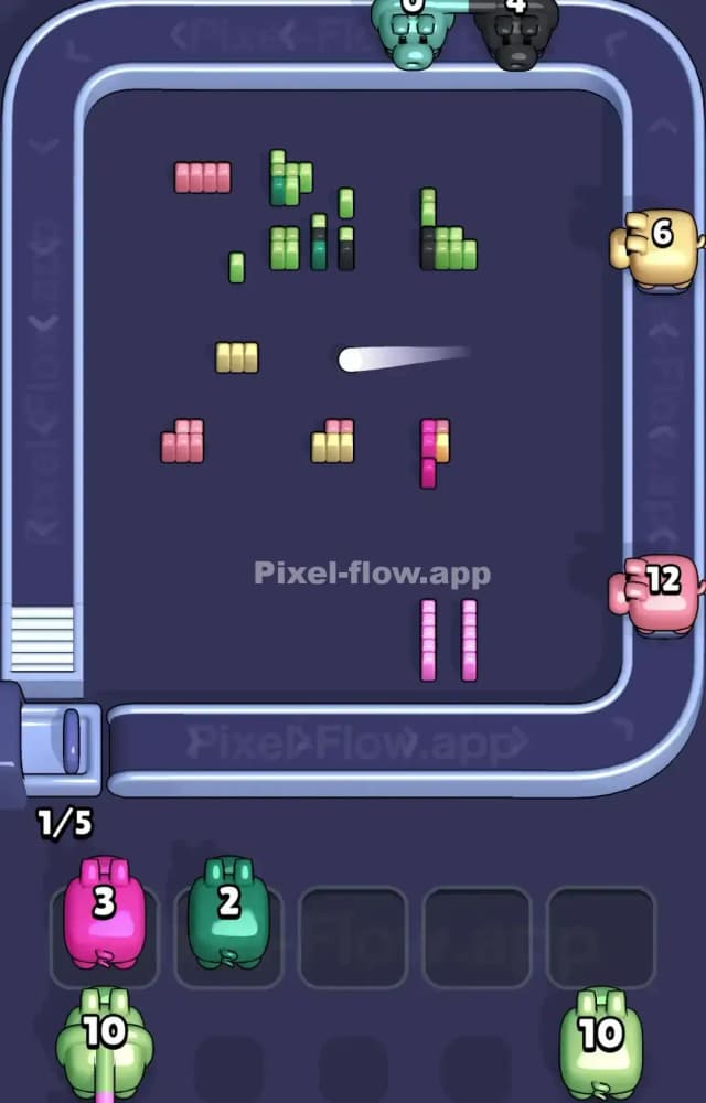 Pixel Flow Level 1324 Solution 3