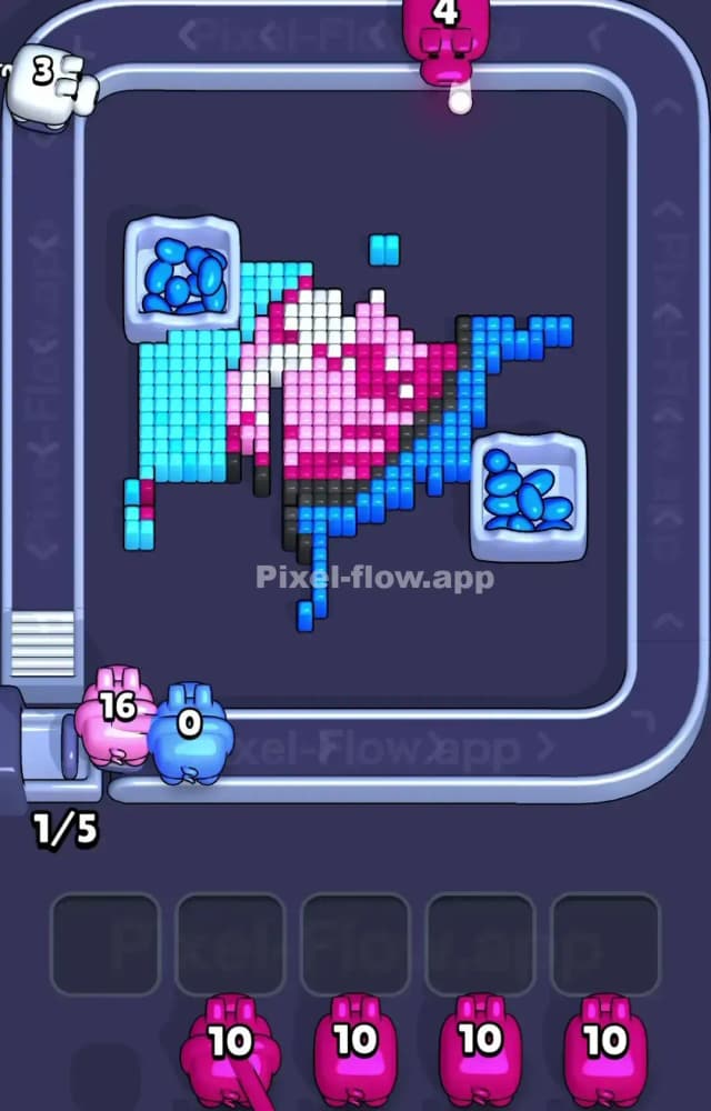Pixel Flow Level 1208 Solution 2